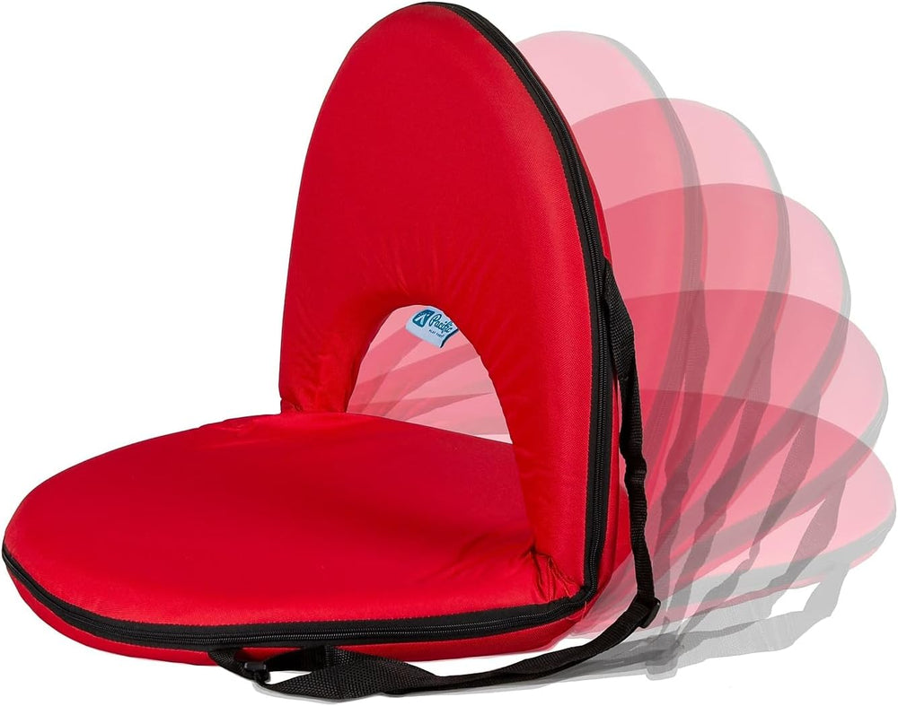 STANSPORT - Go Anywhere Multi-fold Comfy Padded Floor Chair With Back Support