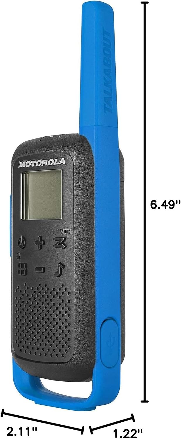 Motorola Solutions, Portable FRS, T270, Talkabout, Two-Way Radios, Rechargeab...