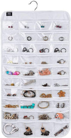 BB Brotrade Hanging Jewelry Organizer,Accessories Organizer,80 Pocket Organizer for Holding Jewelries