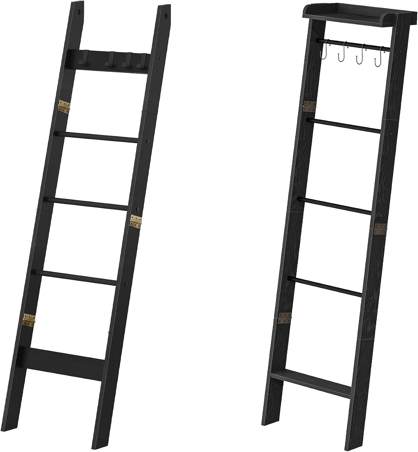 Hzuaneri Blanket Ladder Shelf for Living Room BR02104BBR35804B