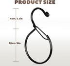 Belt Hanger - S Shaped Metal Organizer, Tie Belt Hook Closet Organization, Maximizes Storage with Sturdy Design, Closet Organizer for Scarves, Belts, Purses, and Accessories