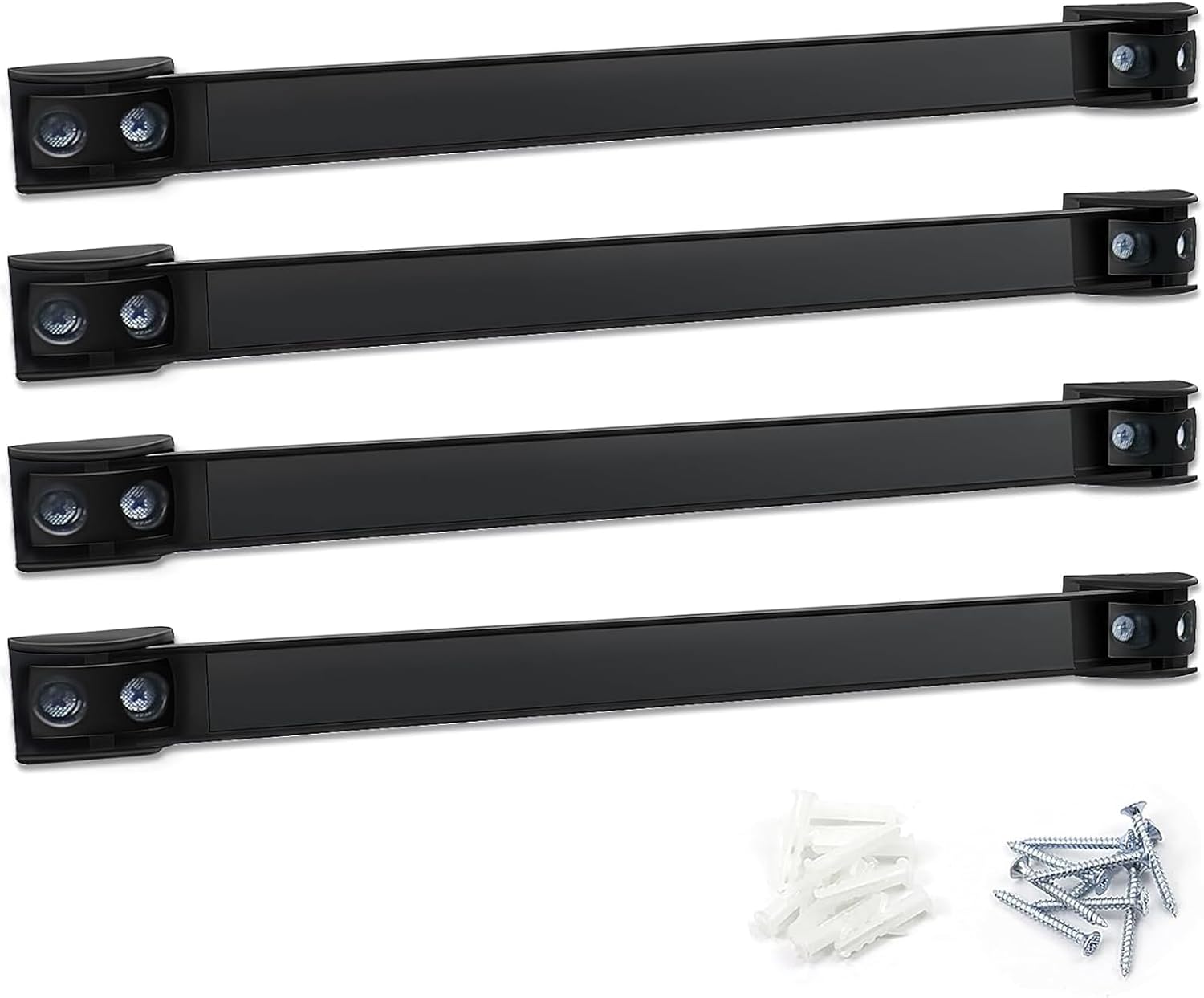 DGSL Magnetic Tool Holder Strip 4 Pack, 12 In Heavy Duty Tool Organizer Magnetic Strip, Tool Magnet Bar For Garage Tool Organization