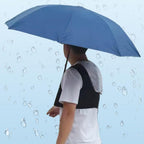 Wearable Umbrella Harness, Hands Free Sun Shade Holder, Adjustable Shoulder Support Strap, Portable Outdoor Umbrella Mount, Gardening Festival Walking Rain Sun Protection Use Travel Outdoor Events