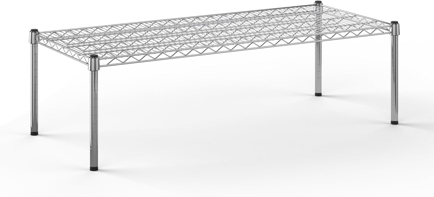 21" Deep x 48" Wide x 14" Height Wire Shelving Kit | 1-Tier | NSF Commercial Storage Rack Unit