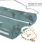 BB Brotrade Hanging Jewelry Organizer,Accessories Organizer,56 Zipper Pocket Organizer for Holding Jewelries (Grey-Zipper)