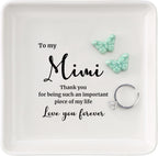 Mimi Gifts for Grandma Christmas Mother's Day-I Love You Mimi Ring Dish-Mimi Gifts for Grandma Nana Birthday Valentine's,Gifts for Mimi from Grandkids Grandchildren