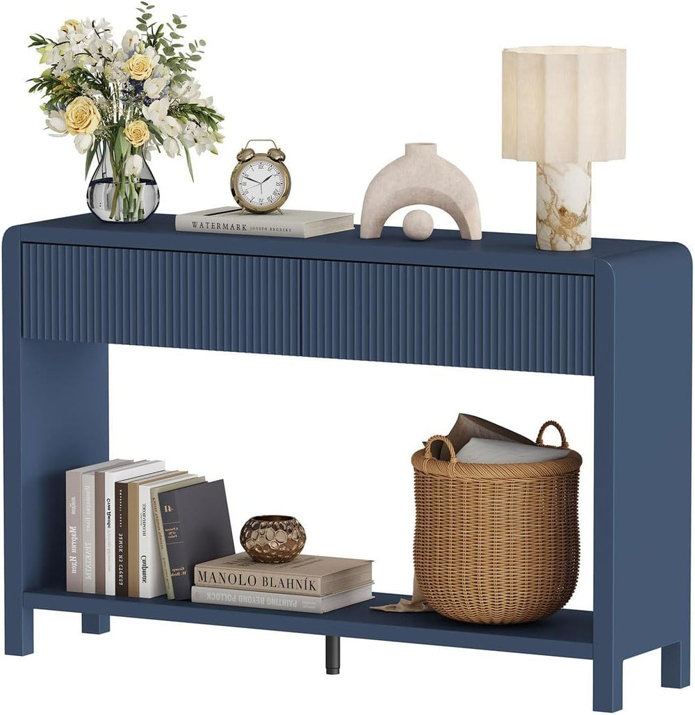FATORRI Console Sofa Table for Entryway, 47.2 Inch Wood Hallway Tables for Li...