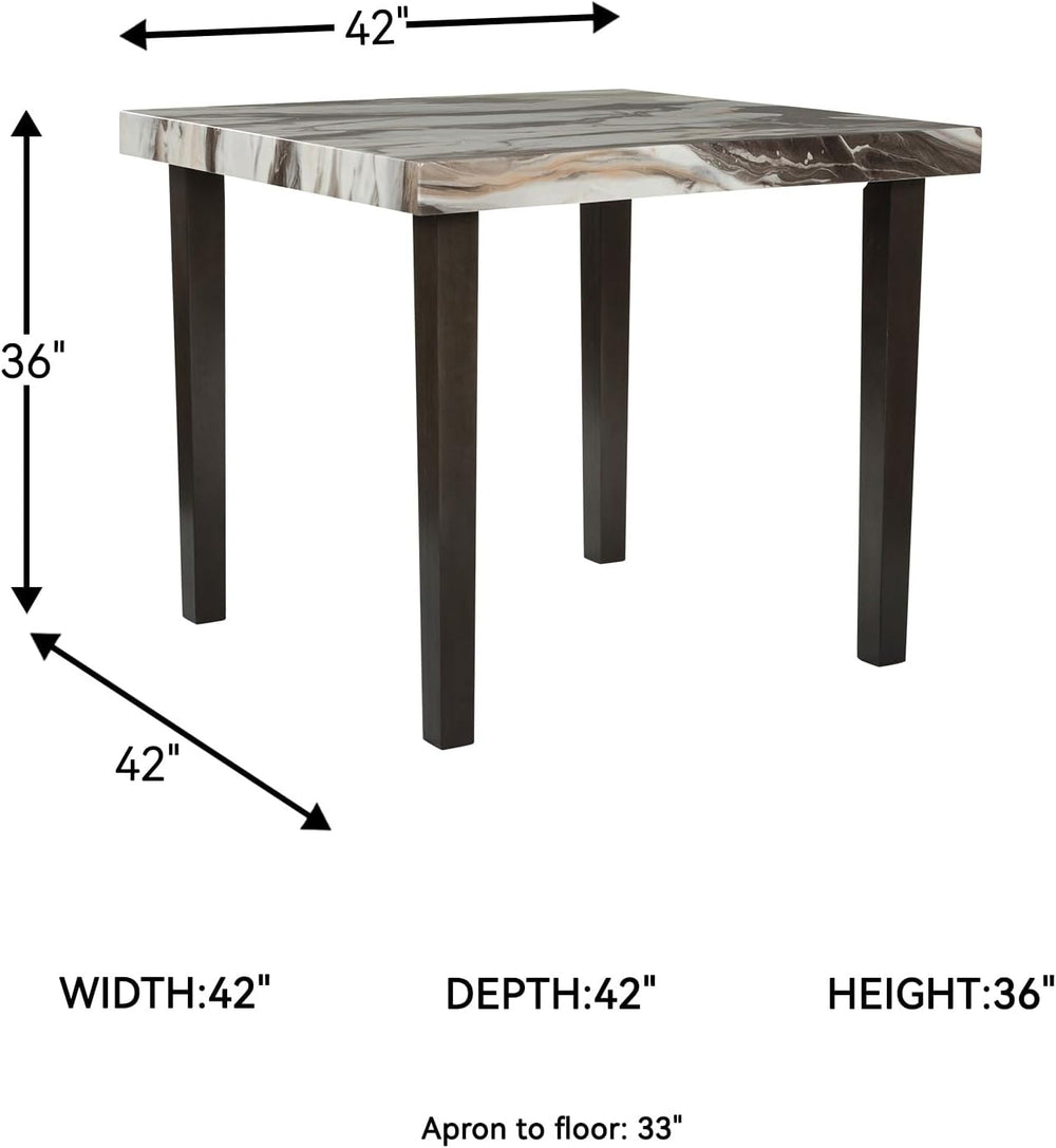 Signature Design by Ashley Jazmore Contemporary Counter Height Dining Table w...