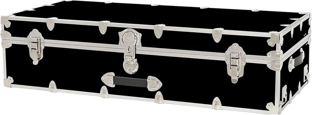 Rhino Trundle Storage Trunk, Under Bed Dorm Footlocker | 44"L x 20"W x 12"H, 42 lb Item Weight, Steel, Durable, Removable, College Dorm, Home Storage, Dorm Room, Hope Chest