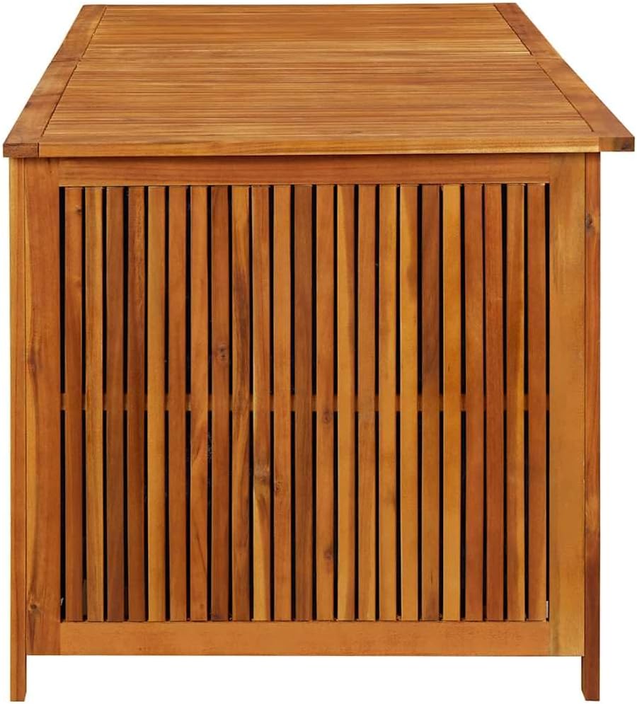 Wood Garden Backyard Organization, Wooden Garden Storage Box for Patio Furnit...
