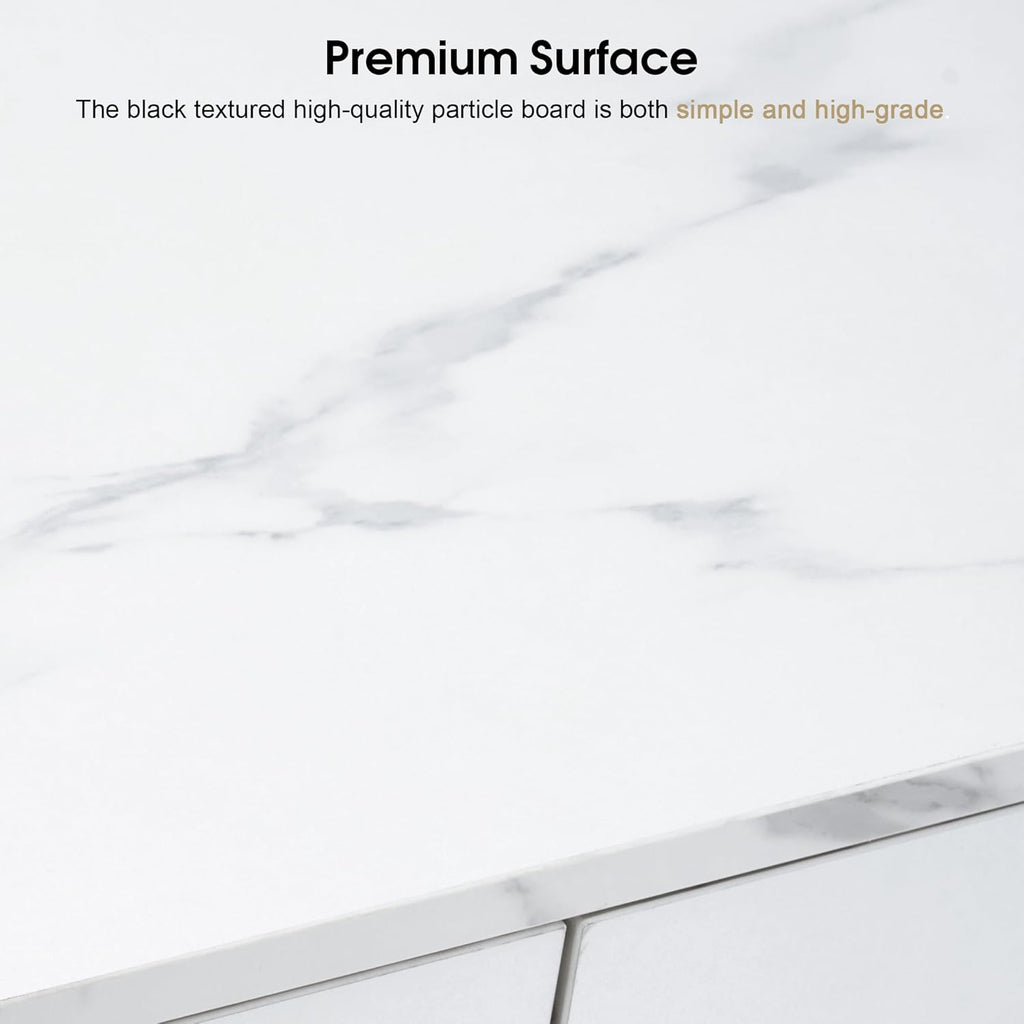 BarberPub Beauty Barber Station, Spa Wall Mount Storage Cabinet, Styling Salon Equipment for Hair Stylist, Bathroom Dresser with Drawers & Shelf 3185 (White)