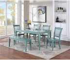 Boraam Colorado Shaker Backless Wood Bench - Aspen Valley