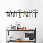 16" Magnetic Tool Holder, 10 Packs Magnetic Storage Strips Magnet Bar PVC Coated for Garage Tool Organizer Mounted Hanging Strip,Heavy Duty of Holder Easy to Install
