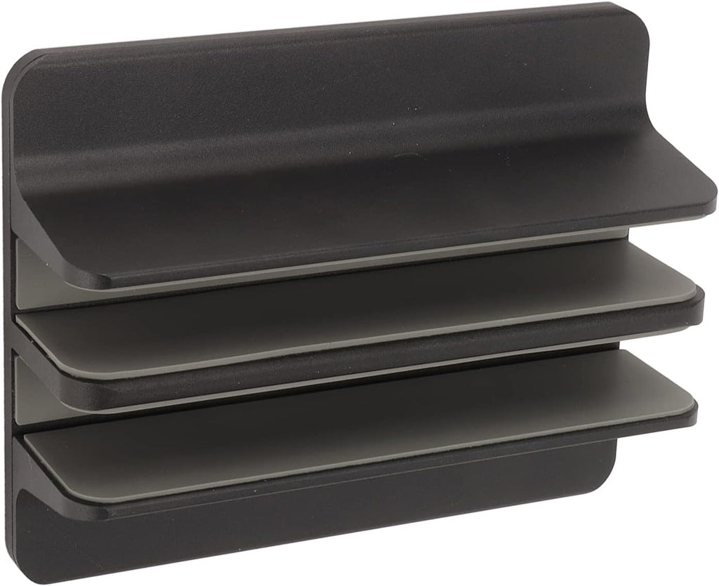 Pssopp Laptop Stand, Aluminum Alloy Vertical Holder with Silicone Protective Pad for Computers and Tablets, Ideal for Home Office and Students