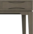 SIMPLIHOME Harper Desk - 60-Inch Wide Solid Hardwood Writing Desk in Farmhouse Grey, Mid-Century Modern Home Office Computer Table for Workspace or Study with 2 Drawers and Flip-Down Keyboard Tray