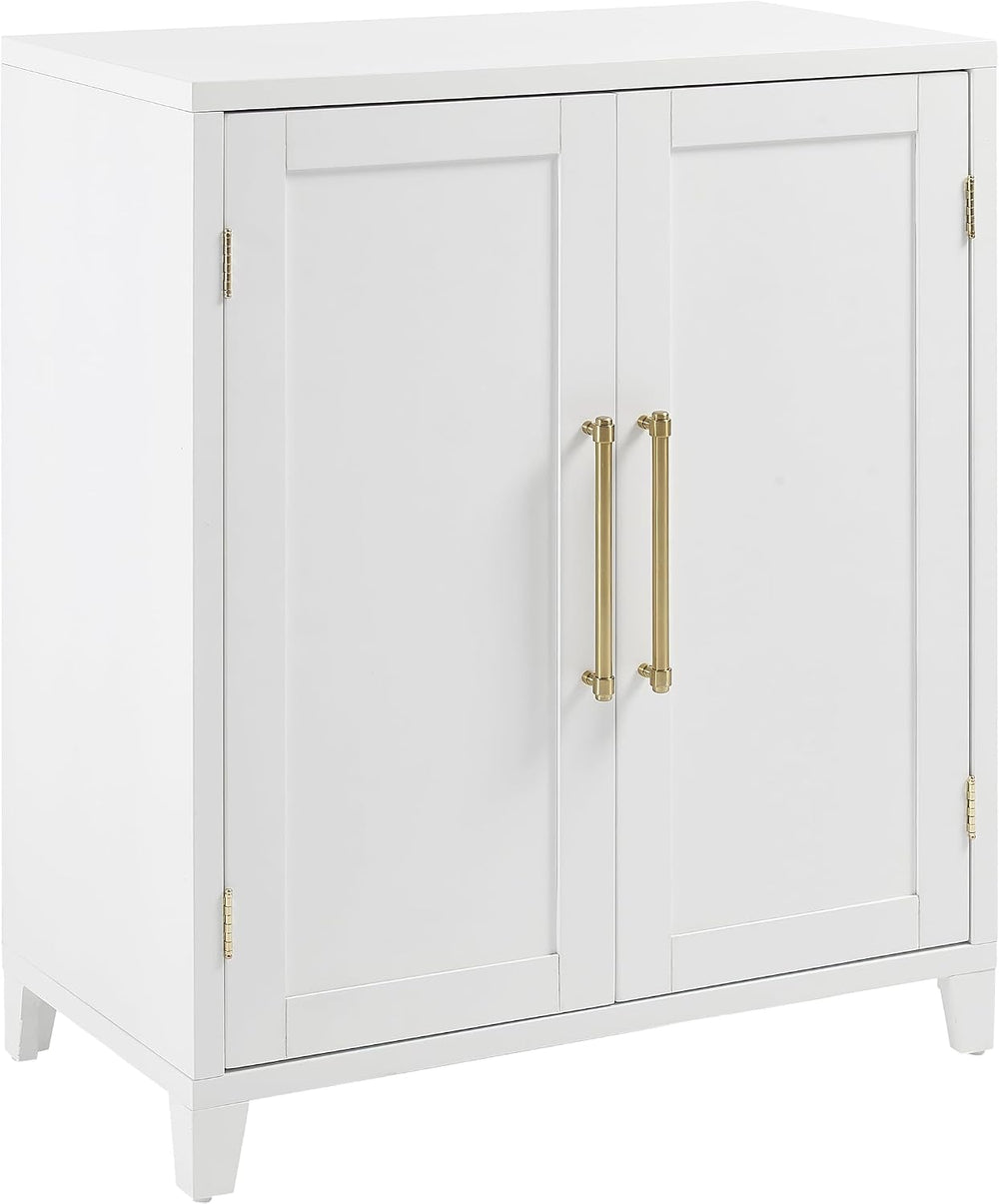 Crosley Furniture Roarke Stackable Kitchen Pantry Storage Cabinet with Doors ...