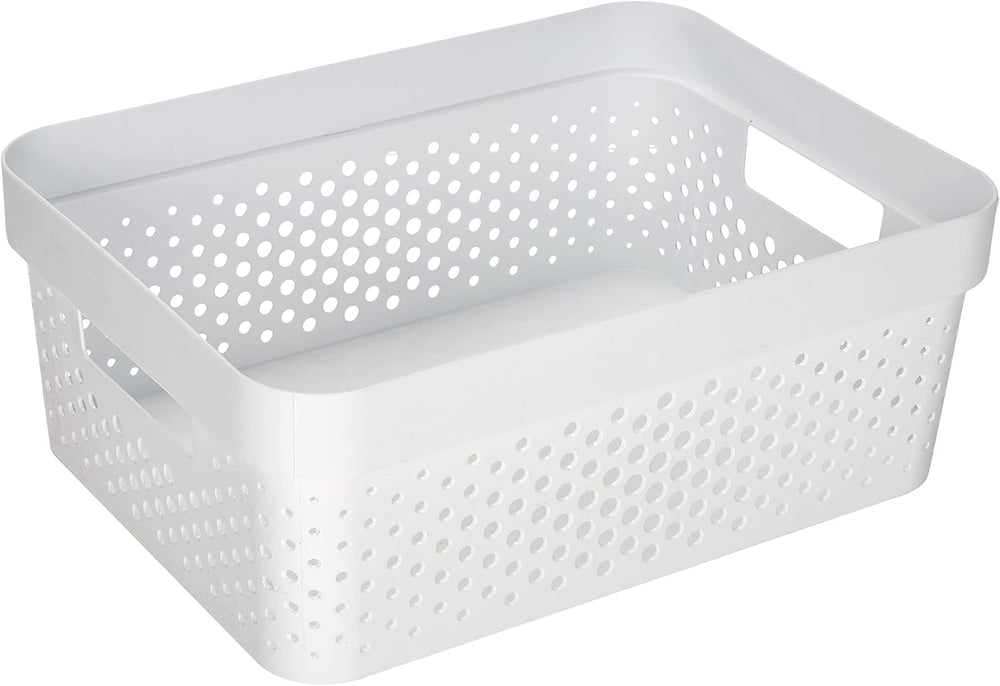 CURVER | Infinity Box 11L, White, 35.6 x 26.6 x 13.6 cm, Recycled Plastic