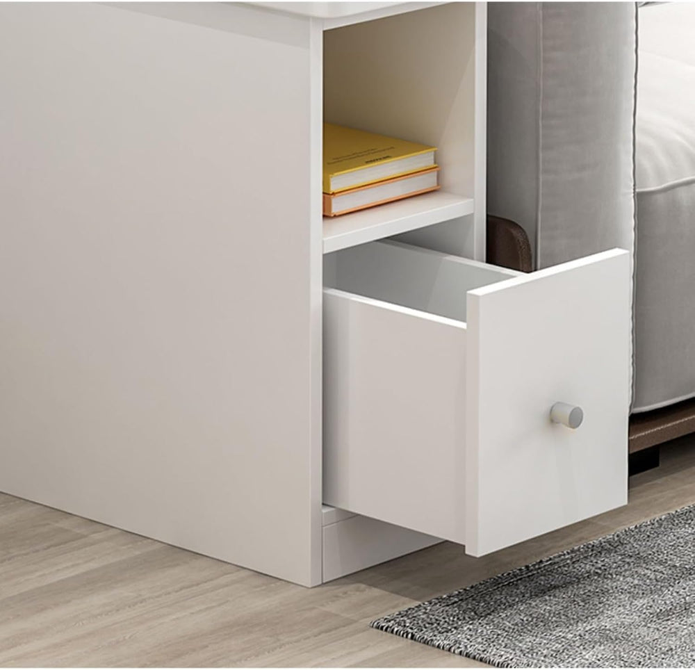 Side Tables Living Room Small Side Table Sofa Sideboard Cabinet Sandwich Narr...