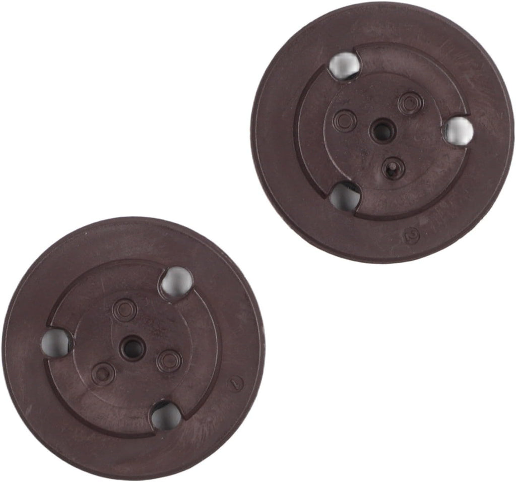 Spindle Hub CD Holder Replacement Part for PS1 and for psx Console, Plastic Motor Cover Turntable Bracket Tray to Fix Disc Read Errors, Black(2PCS)