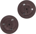 Spindle Hub CD Holder Replacement Part for PS1 and for psx Console, Plastic Motor Cover Turntable Bracket Tray to Fix Disc Read Errors, Black(2PCS)