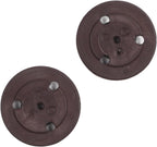 Spindle Hub CD Holder Replacement Part for PS1 and for psx Console, Plastic Motor Cover Turntable Bracket Tray to Fix Disc Read Errors, Black(2PCS)