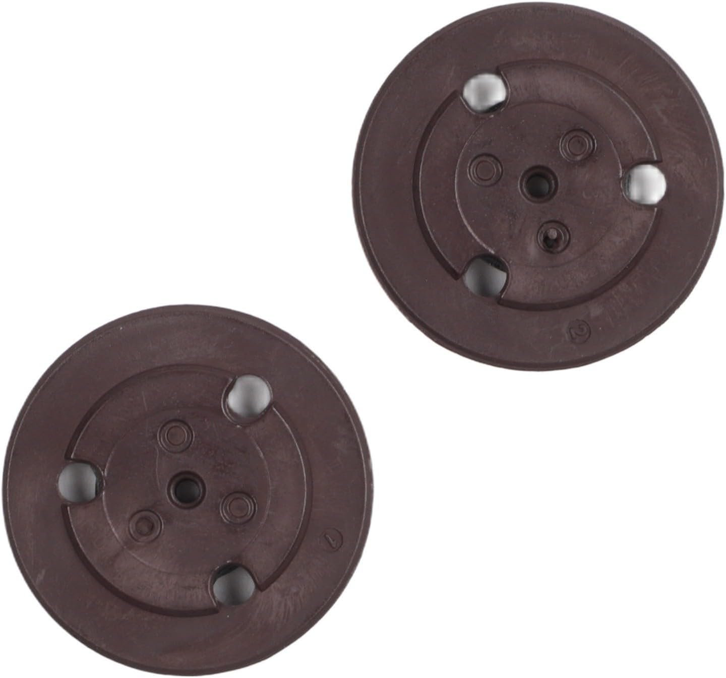 Spindle Hub CD Holder Replacement Part for PS1 and for psx Console, Plastic Motor Cover Turntable Bracket Tray to Fix Disc Read Errors, Black(2PCS)