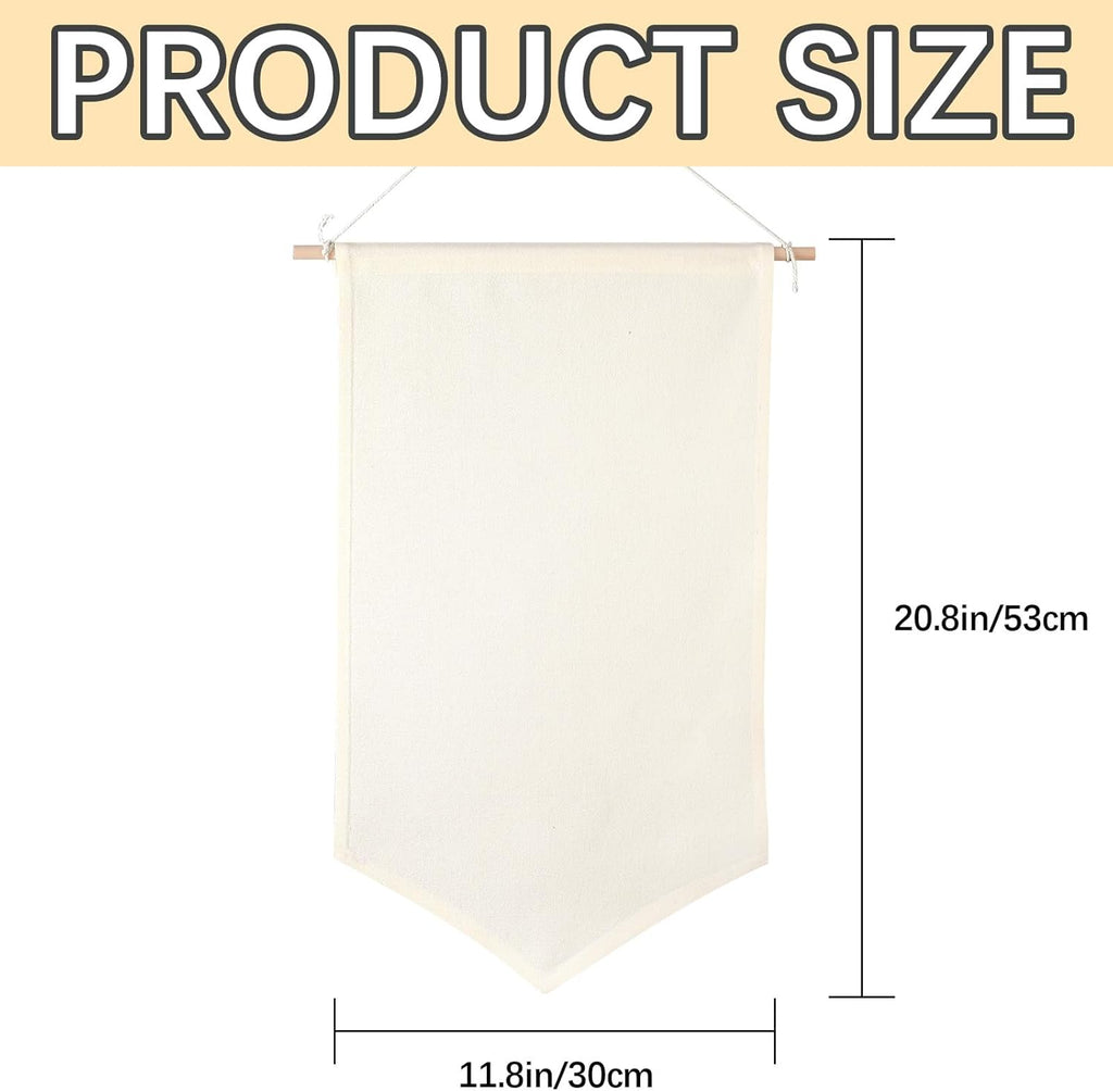 3 PCS Canvas Banners Wall Hanging Brooch Jewelry Storage Case Stand Enamel Pin Display, Sublimation blank Banner,Holder Earrings Necklace Pin Collection Organizer