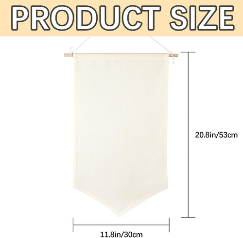 3 PCS Canvas Banners Wall Hanging Brooch Jewelry Storage Case Stand Enamel Pin Display, Sublimation blank Banner,Holder Earrings Necklace Pin Collection Organizer