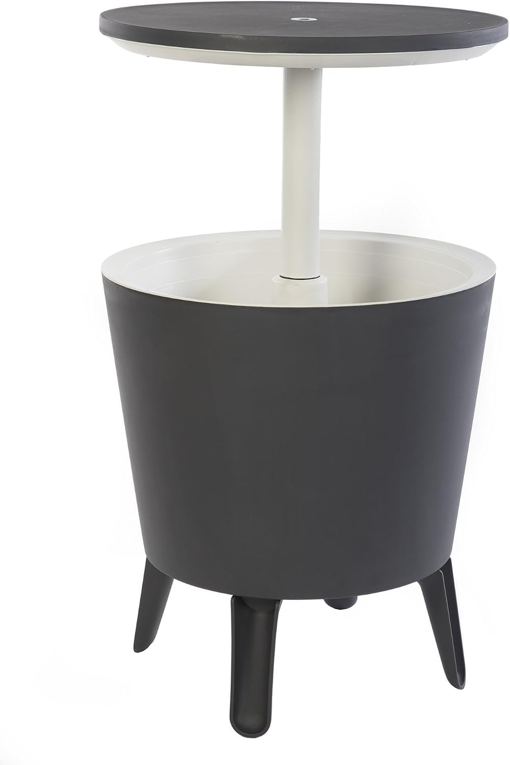 Keter Modern Cool Bar Outdoor Patio Furniture and Hot Tub Side Table with 7.5...