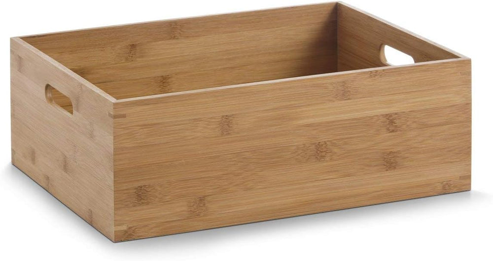Zeller Storage Box Bamboo 40x30x14cm, Multi-Colour