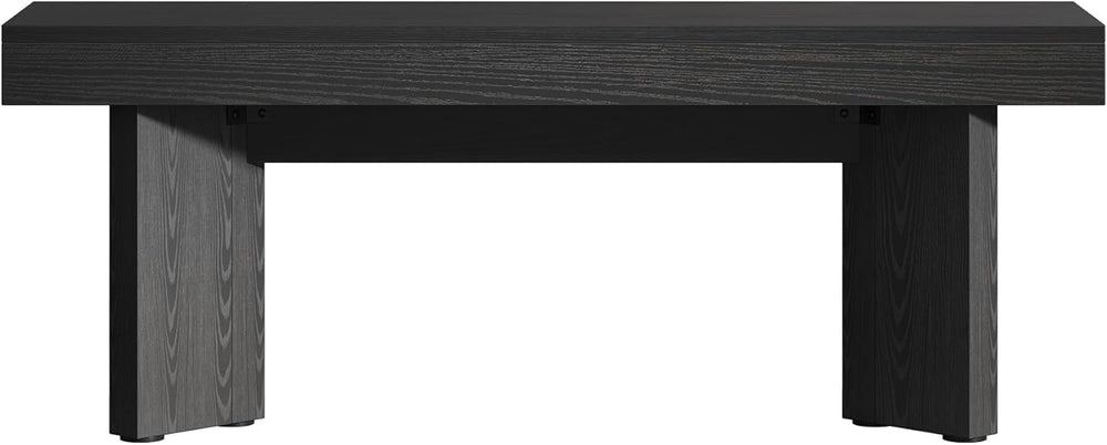 Tribesigns Farmhouse Wooden Dining Bench, 47" Indoor Entryway Bench with...