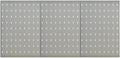 Wall-Mounted Peg Boards 3 pcs 15.7"x22.8" Steel 145349