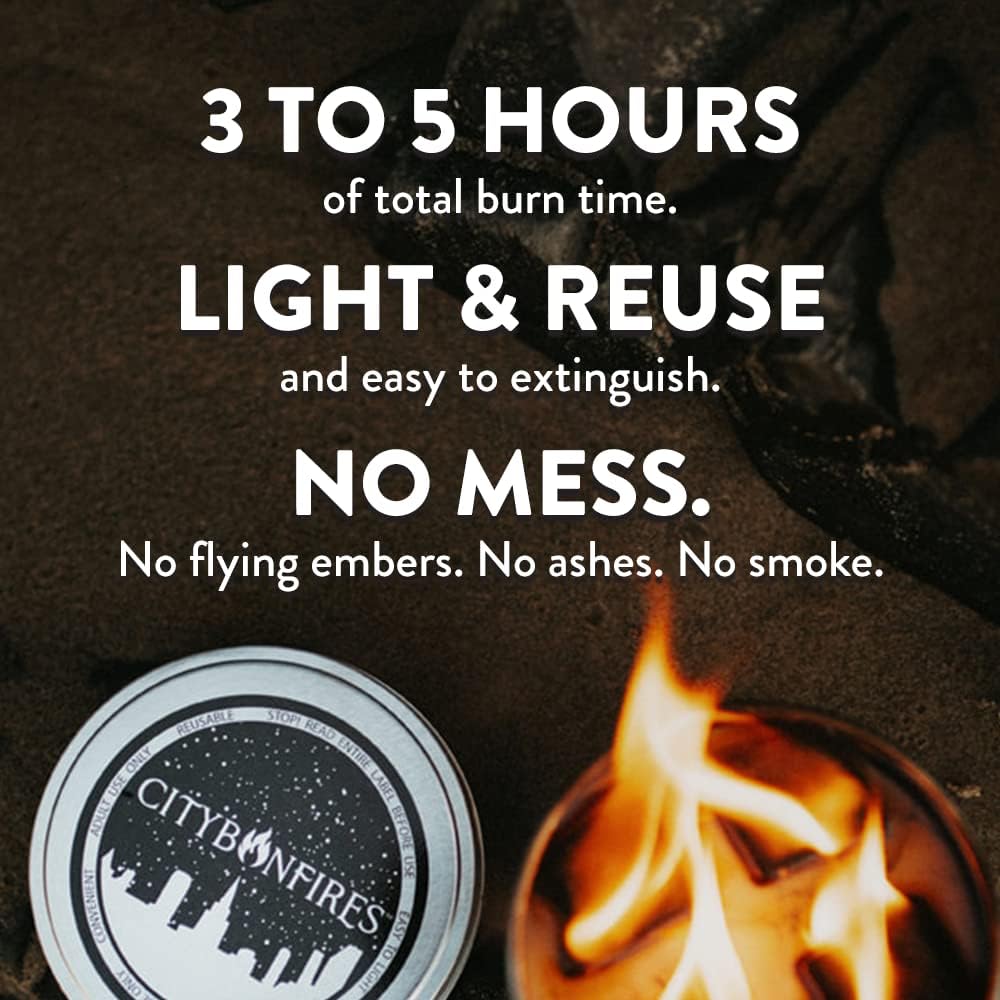 City Bonfire S'Mores Night Pack | 1 City Bonfires | Makes 4 S’Mores | Por...