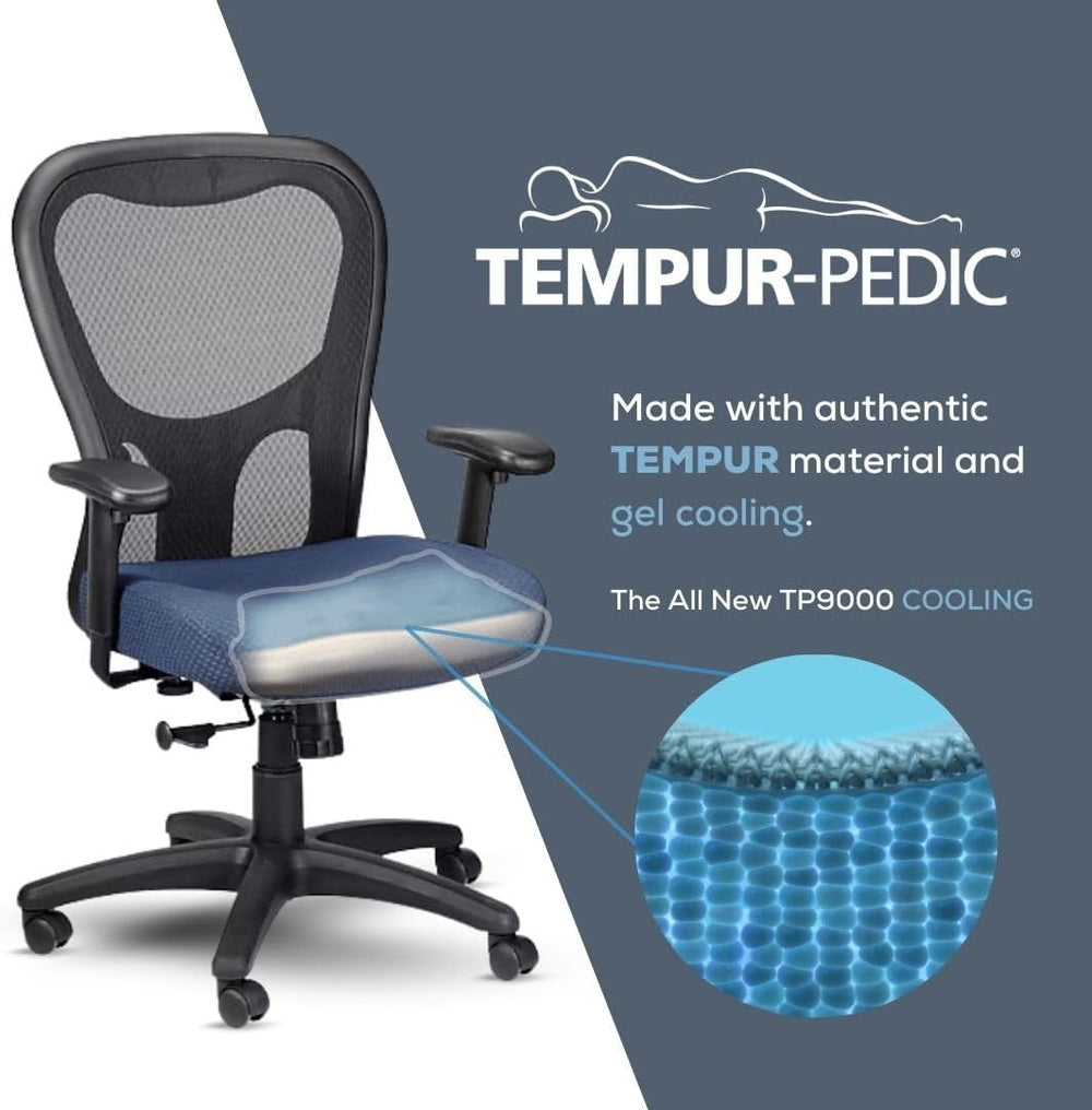 Tempur-Pedic TP9000C Mesh Swivel Task Chair with Tempur Material, Cooling Gel...