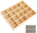 Amosfun Socks Drawer Organizer Dividers Underwear Storage Box for Closet Dresser Wardrobe Organization Box - Single Grid 2. 5 X 2. 5 Inch