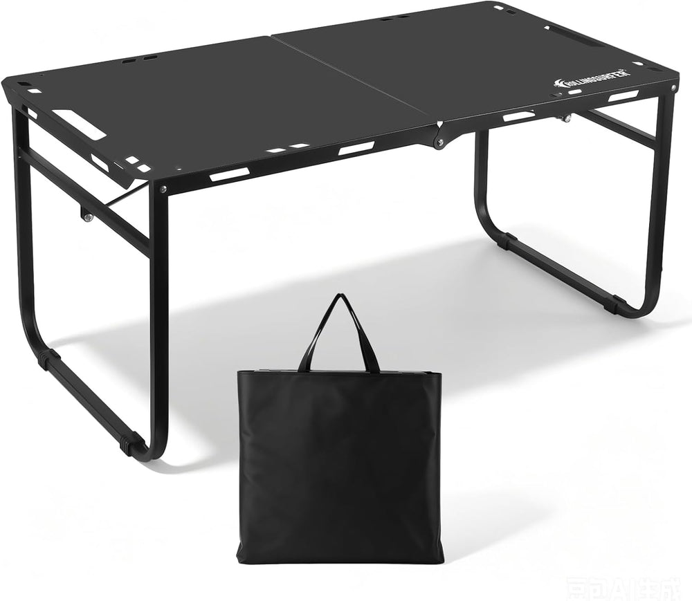rollingsurfer Low Profile Camping Table, 17" H Coffee Table for Outdoor,...