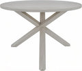 Peatuk Round Solid Wood Dining Table, Part of Dining Table Set, Mix and Match Table, Chair Sold Separately for Dining Room, Kitchen, Grey
