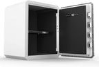 Fingerprint Password Safe Box with Key, Cabinets for Home Offcie,Lock Box,Security Box,Biometric safe,W-series 2.1Cubic feet BOFON