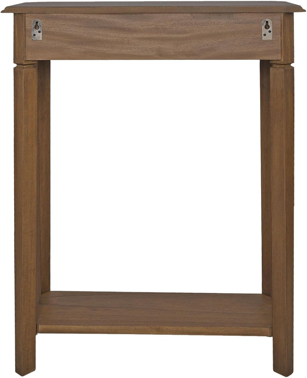 East at Main Marnie Natural Narrow Console Table for Entryway with Drawer | 2...