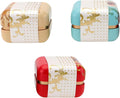 3 Pcs Tea Tin Canister Mini Tea Storage Box Rustproof Square Coffee Tea Sealed Box for Store Crafts Snacks Candy and Tea