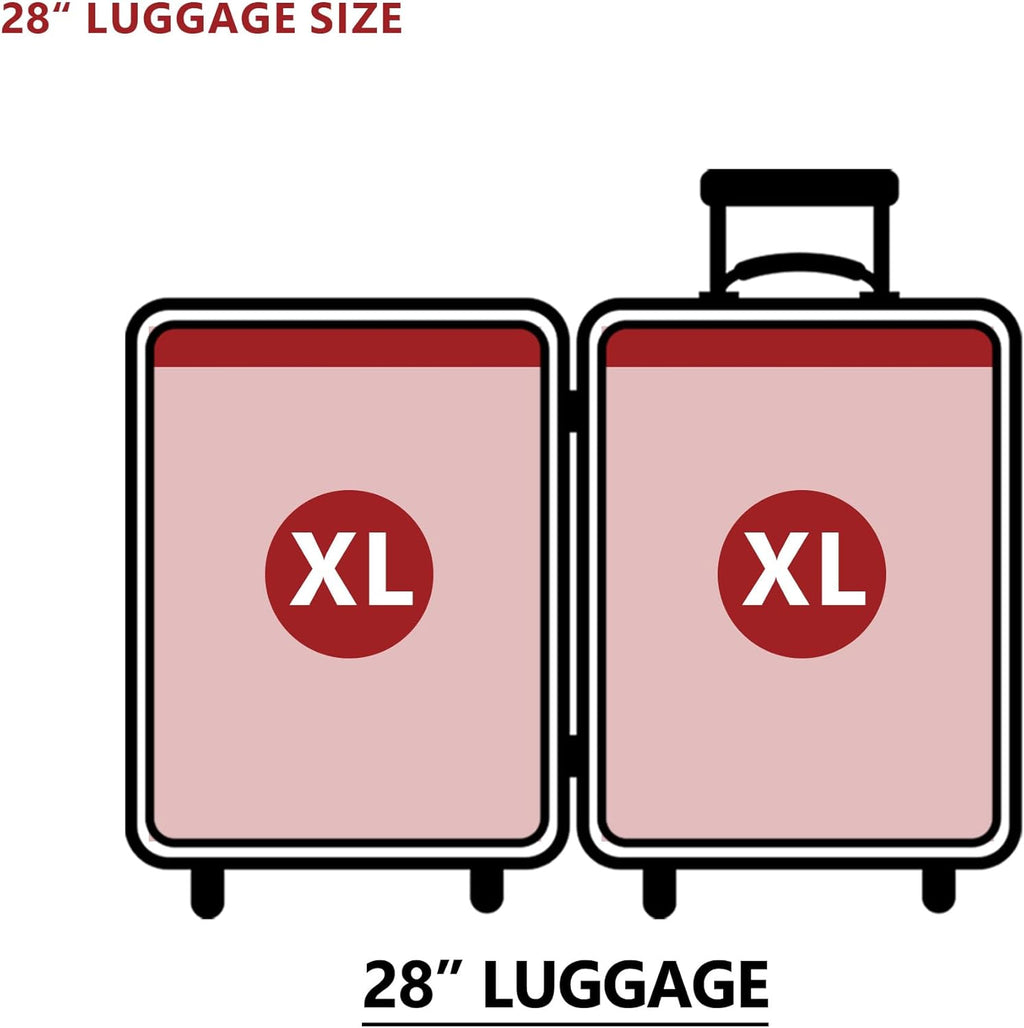 8 XL Travel Vacuum Storage Bags for Clothing with Hand Pump, Compression Packing Cubes Organizer for Luggage Suitcase, Space Saver Seal Bags for Vacation Cruise