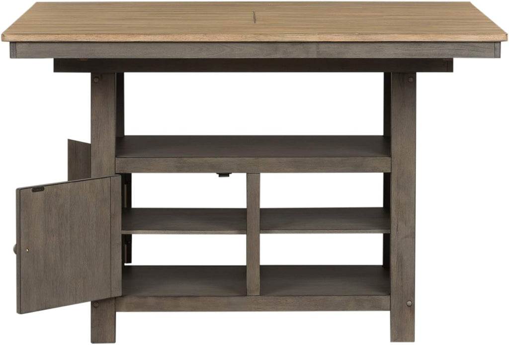 Liberty Furniture Industries Lindsey Farm Kitchen Island, W46 x D54 x H36, Light Gray