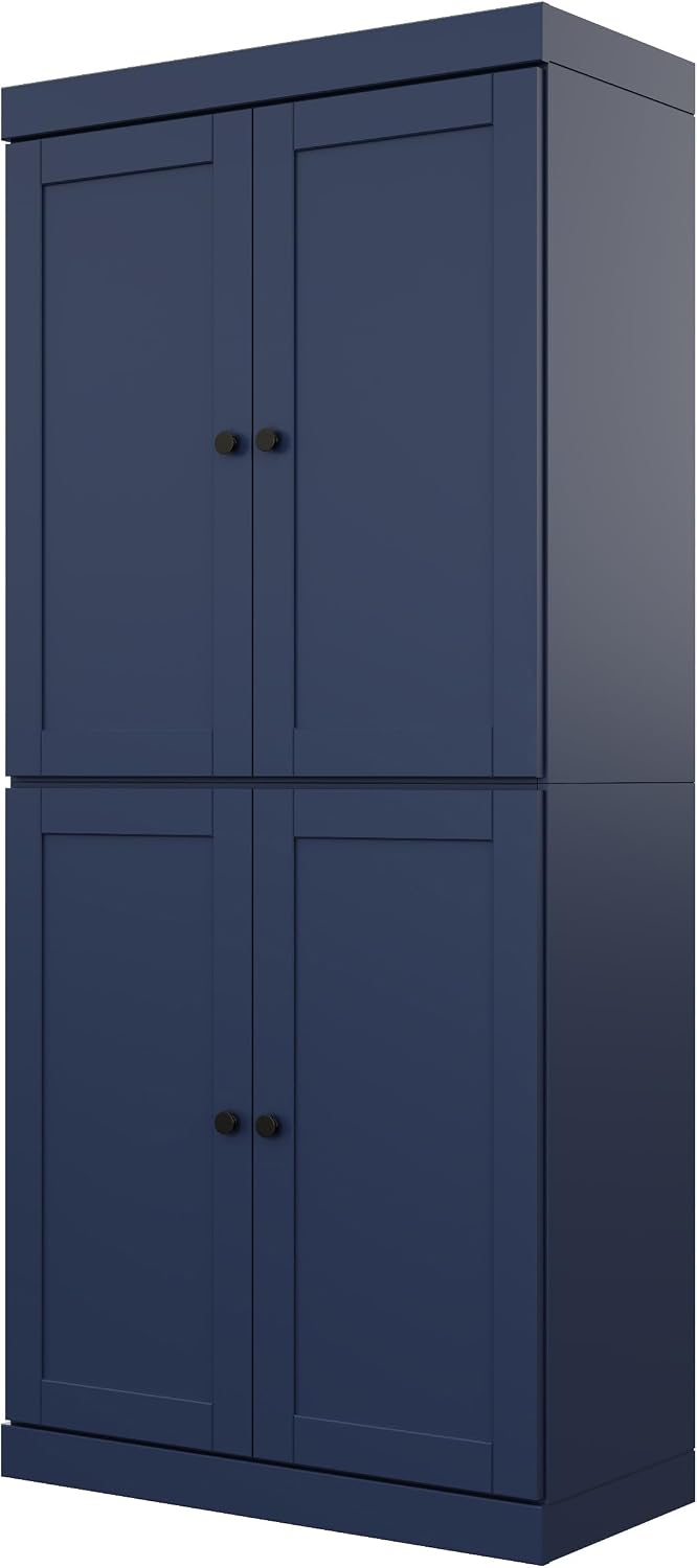 Palace Imports Solid Wood Kitchen Pantry Cabinet - 71.5" Tall x 32"...