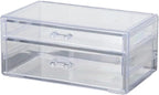 Space Saving Acrylic Cosmetic Storage Drawers Multi Drawers Acrylic Organizer Modern Jewelry Organizer for Organizing Cosmetics and Jewelry