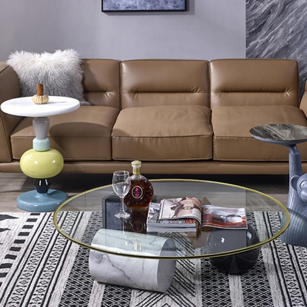 Fashionable and Creative Side Table, Mini Leisure Drink Table, Round Accent T...