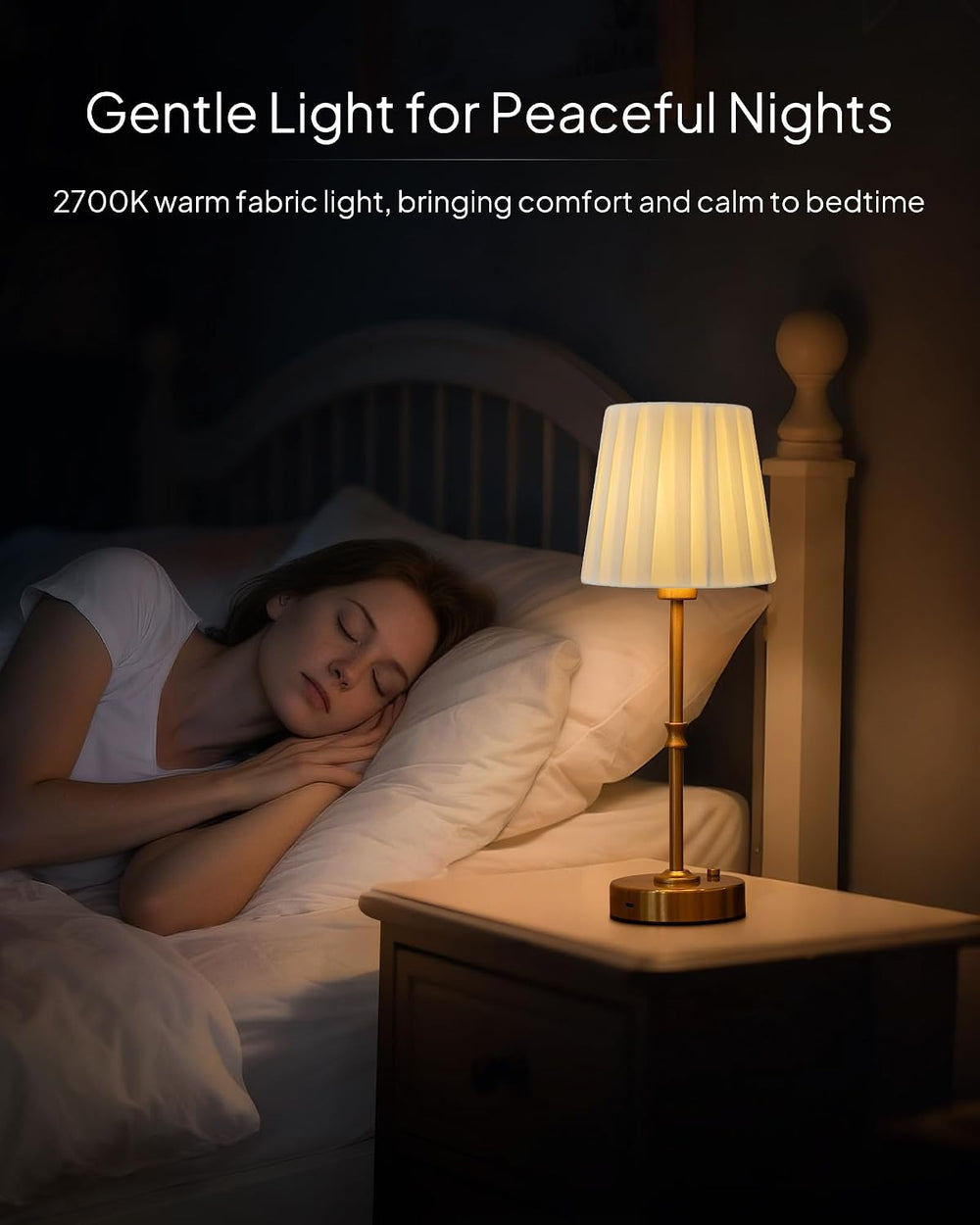 EppieBasic Cordless Table Lamp Rechargeable: Fast Charging & Long Lasting...