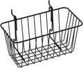 11.8" L x 5.9" D x 5.9"H - 6 pcs Black Wire Baskets for GridWall and SlatWall - Merchandiser Baskets,Grid wall Shelves Hanging Wire Basket Multi Function Storage Organizer