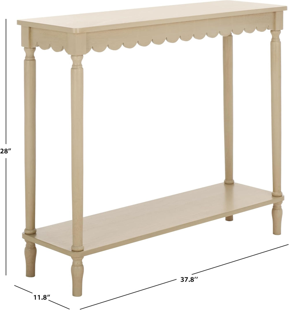 SAFAVIEH Home Collection Haven French Country Farmhouse Natural Brown Console...
