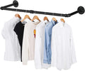 Oroonoko 36inch Industrial Pipe Clothes Rack Wall Mount For Hanging Rod Bar for Laundry Room Up to Max Load 135Lb