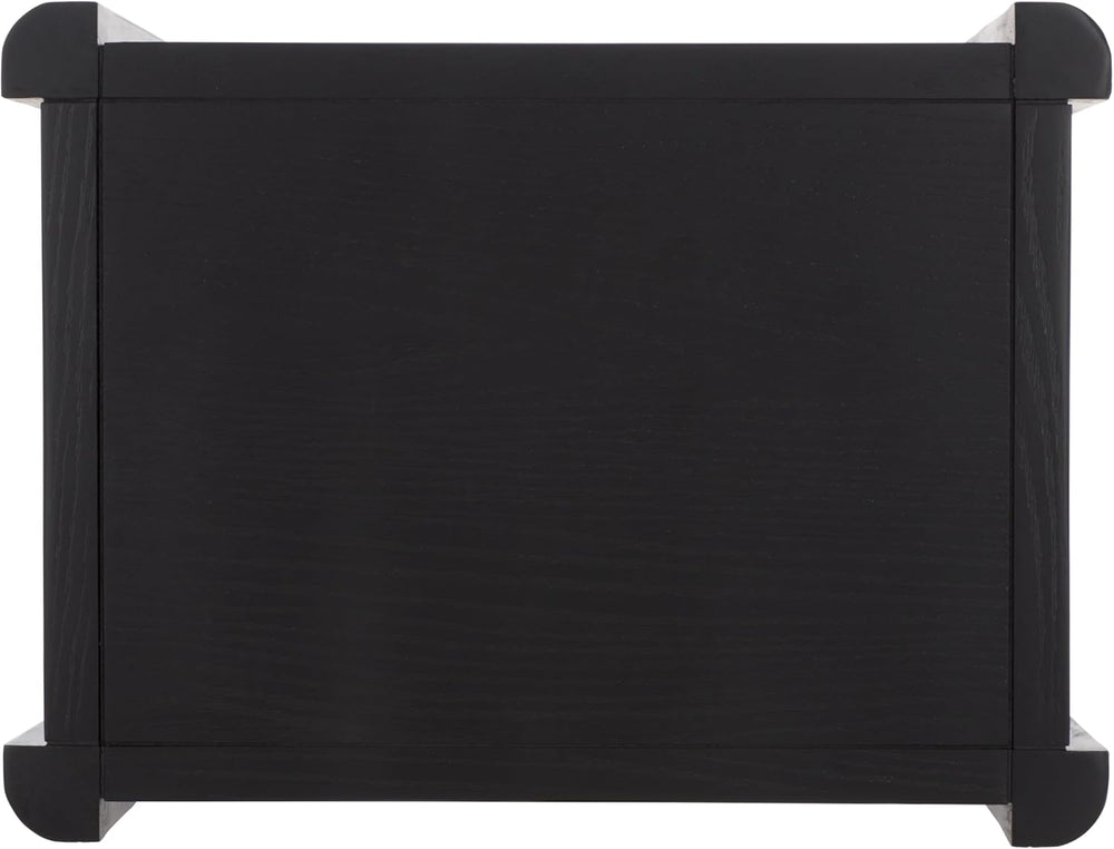 SAFAVIEH Home Collection - Hendro Accent Table, Black Rectangular Side Table ...